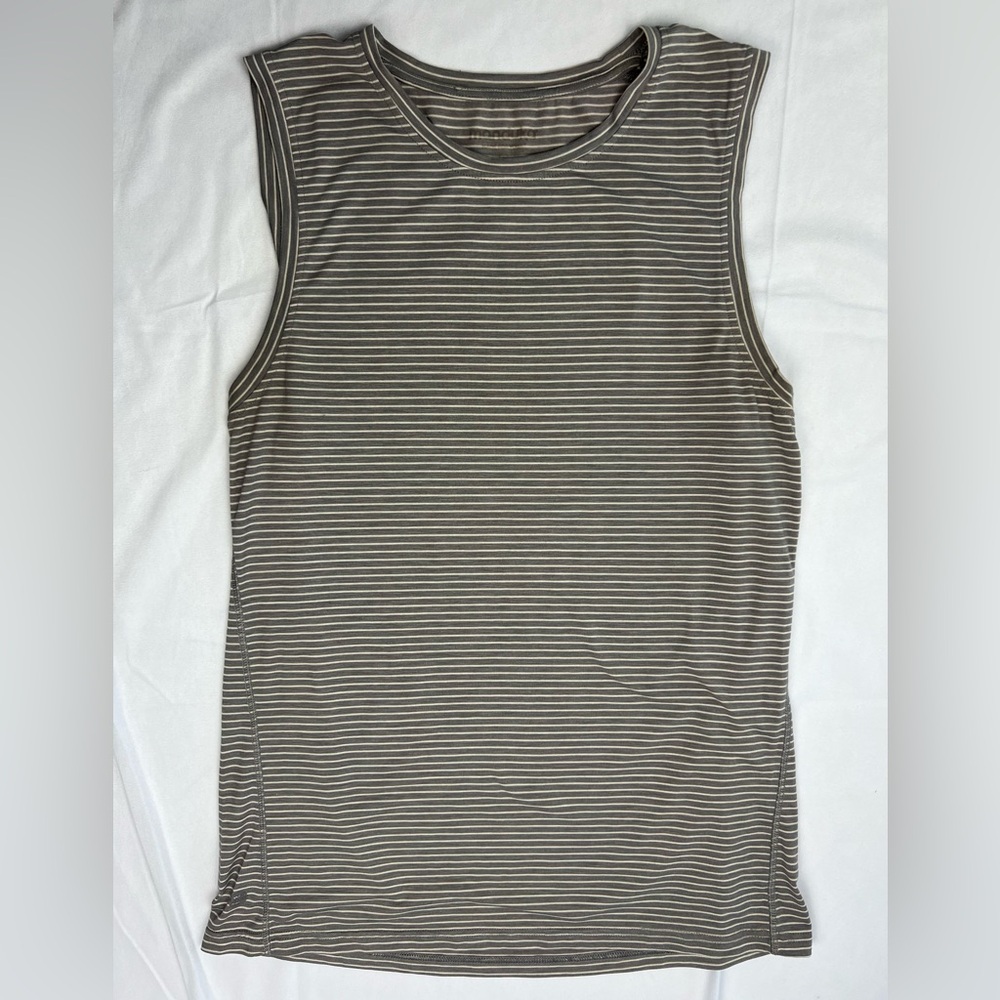 MANDUKA | Yoga Tank Top | Men’s Medium | Striped